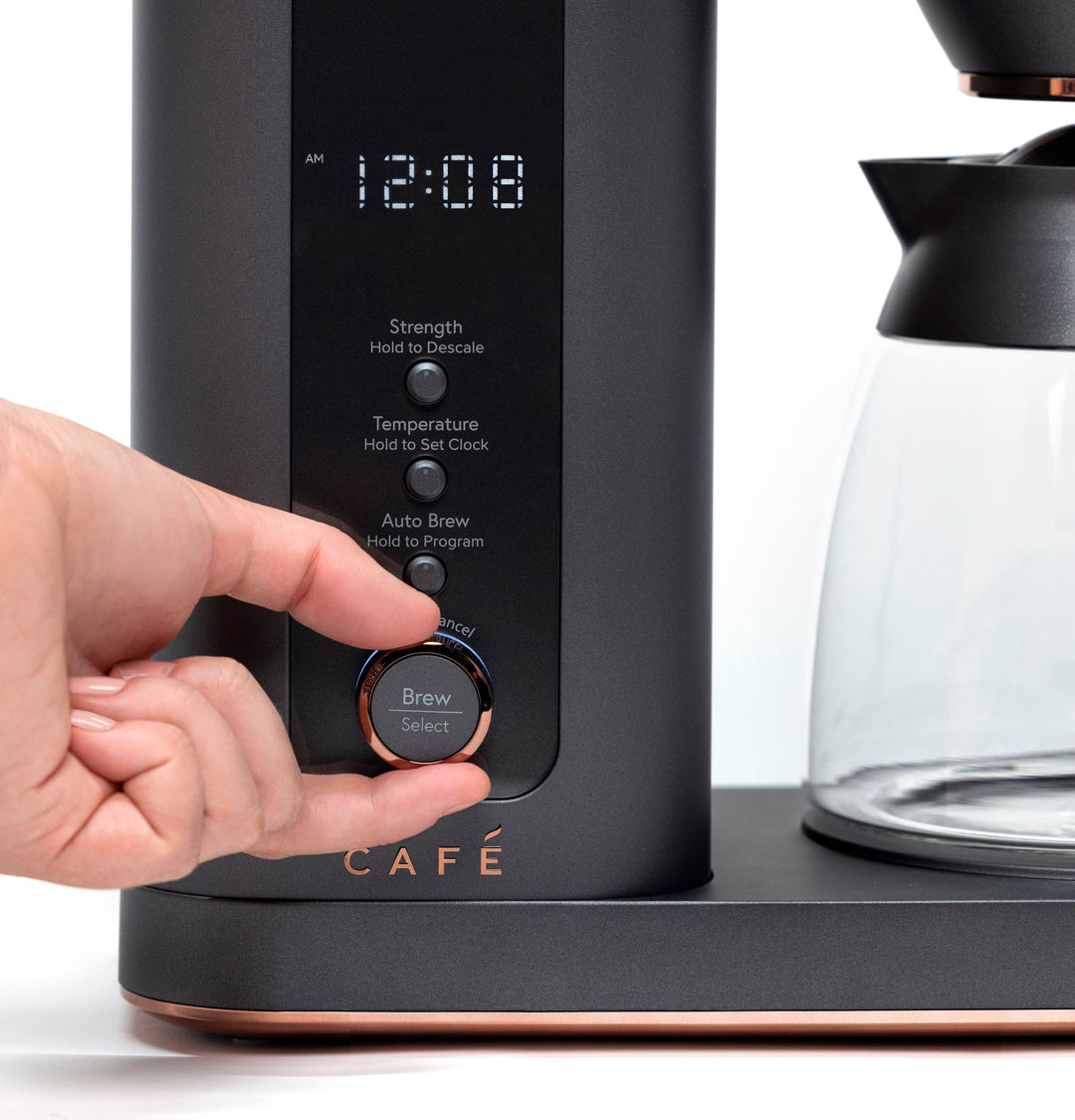 Café - Smart Drip 10-Cup Coffee Maker with WiFi - Matte Black_5