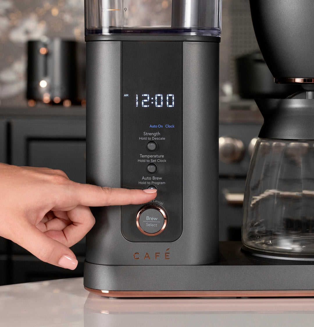 Café - Smart Drip 10-Cup Coffee Maker with WiFi - Matte Black_15