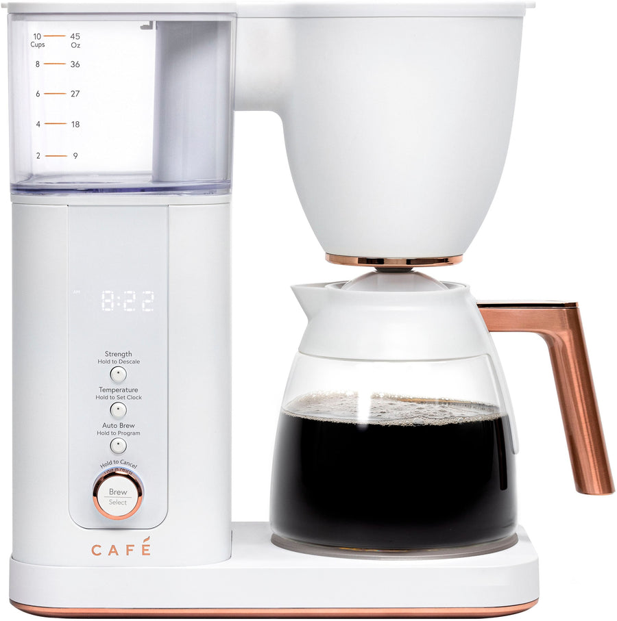 Café - Smart Drip 10-Cup Coffee Maker with WiFi - Matte White_0