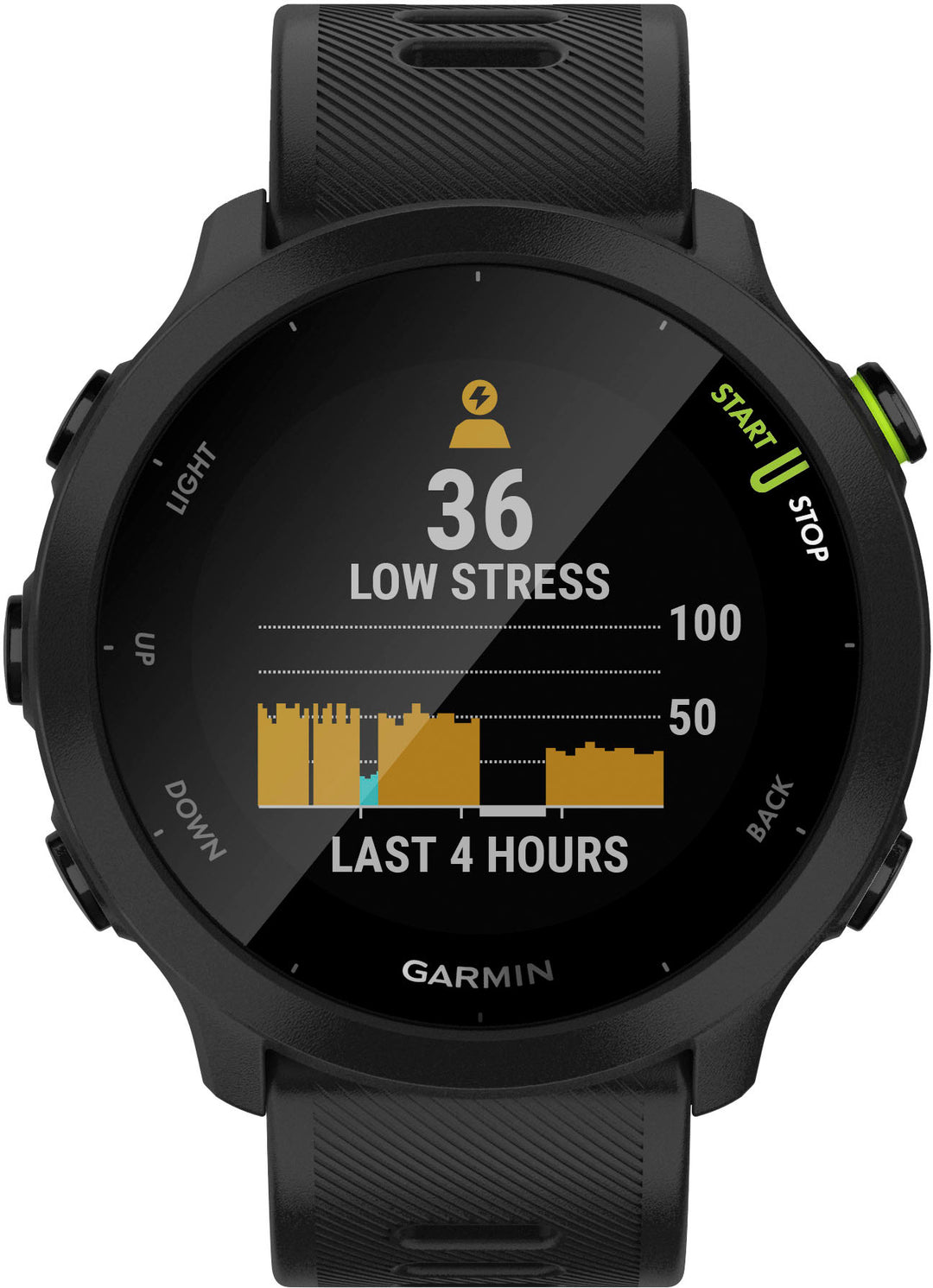 Garmin - Forerunner 55 Smartwatch 26mm Fiber-Reinforced Polymer - Black_5