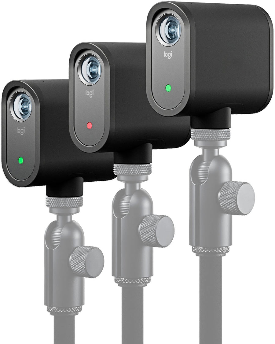 Logitech - Mevo Start Live Streaming Camera 3-Pack HD Action Camera - Black_0