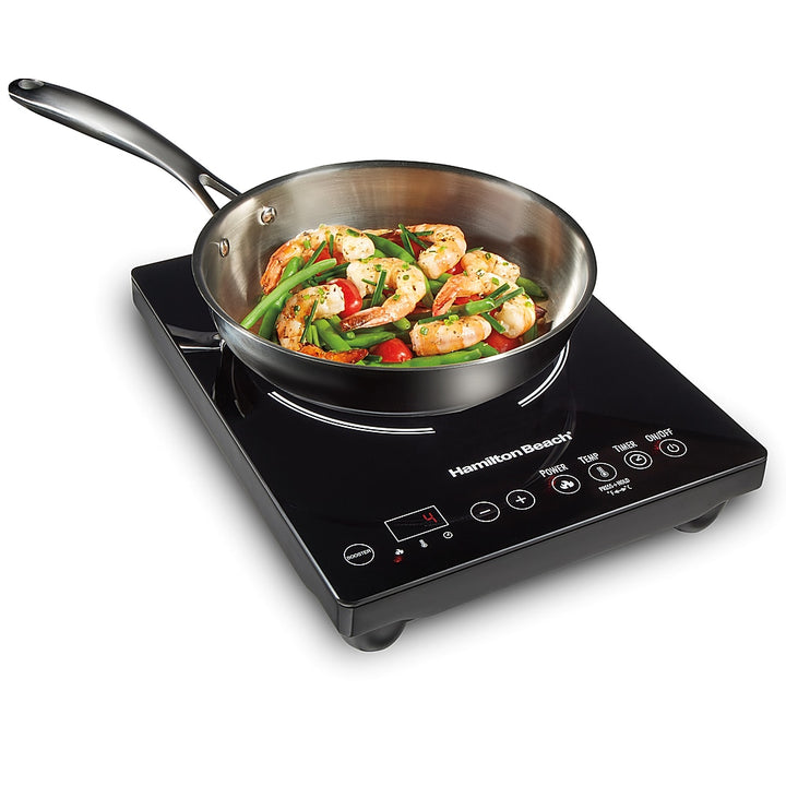 Hamilton Beach - 10" Modular Electric Induction Cooktop - Black_5