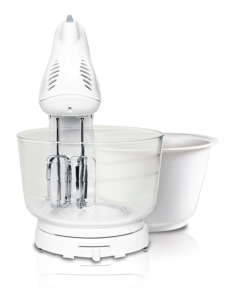 Hamilton Beach - 64693 Power Deluxe™ 6 Speed Stand Mixer with 2 Bowls - WHITE_4