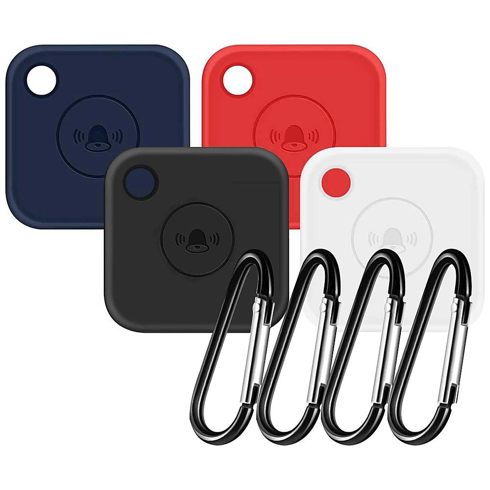 SaharaCase - Silicone Case for Tile Mate (4-Pack) - Black/Blue/Red/White_4