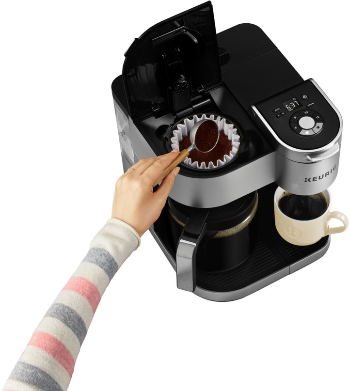 Keurig - K Duo Special Edition Single Serve K-Cup Pod Coffee Maker - Silver_7
