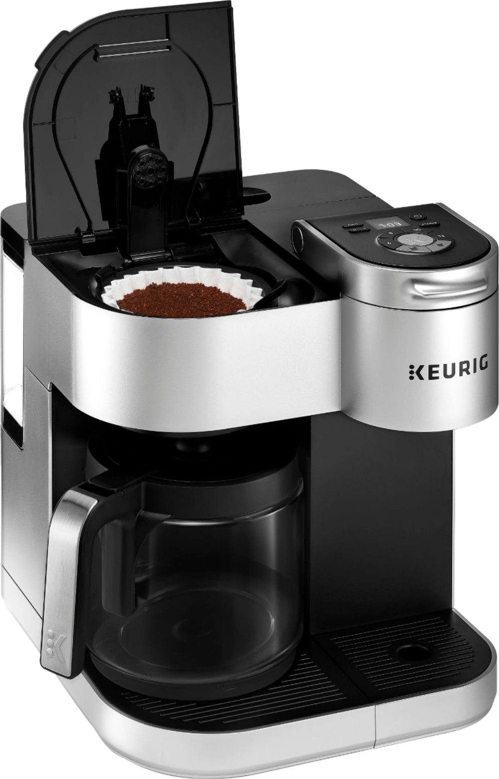Keurig - K Duo Special Edition Single Serve K-Cup Pod Coffee Maker - Silver_1