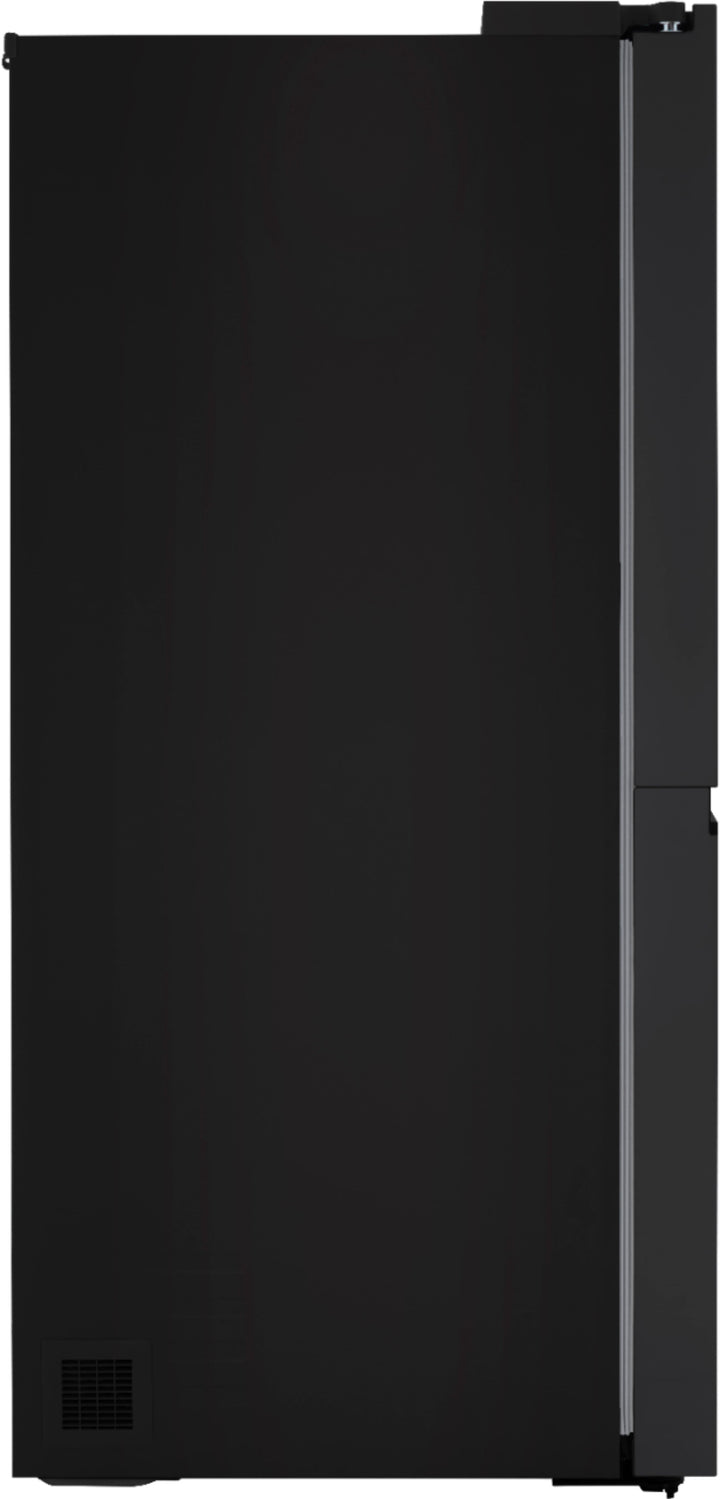 LG - 27.2 cu ft Side by Side Refrigerator with SpacePlus Ice - Smooth black_12