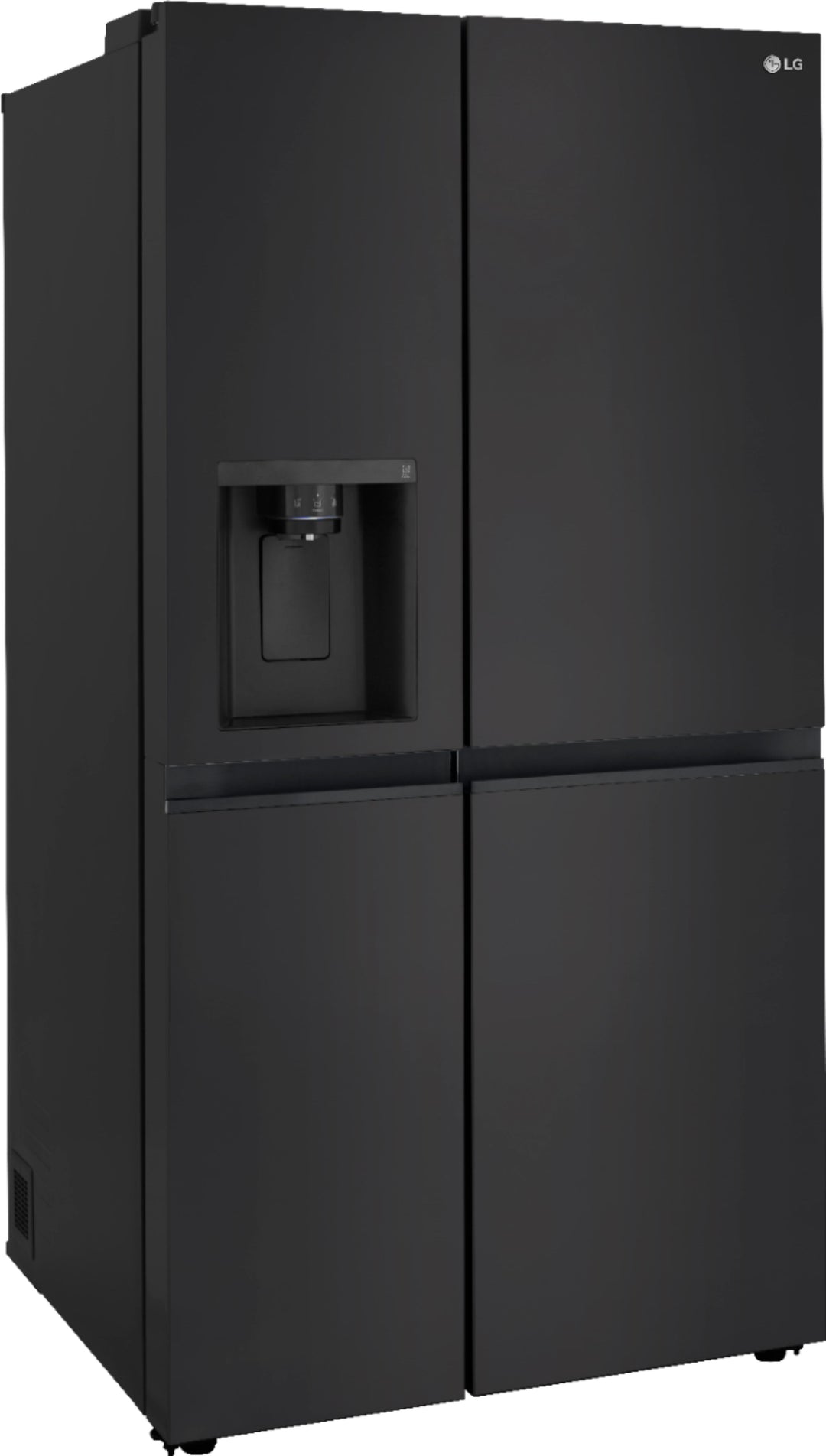LG - 27.2 cu ft Side by Side Refrigerator with SpacePlus Ice - Smooth black_9