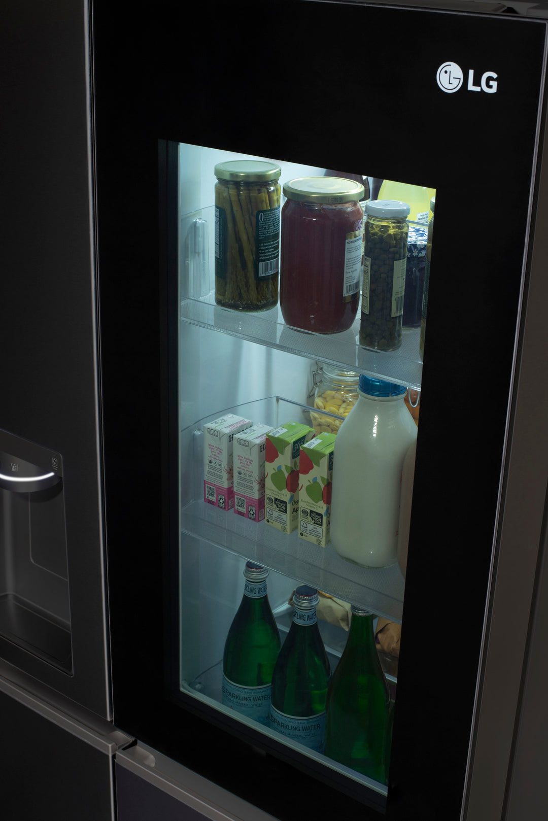 LG - 27 Cu. Ft. Side-by-Side Smart Refrigerator with Craft Ice and InstaView - Black stainless steel_10