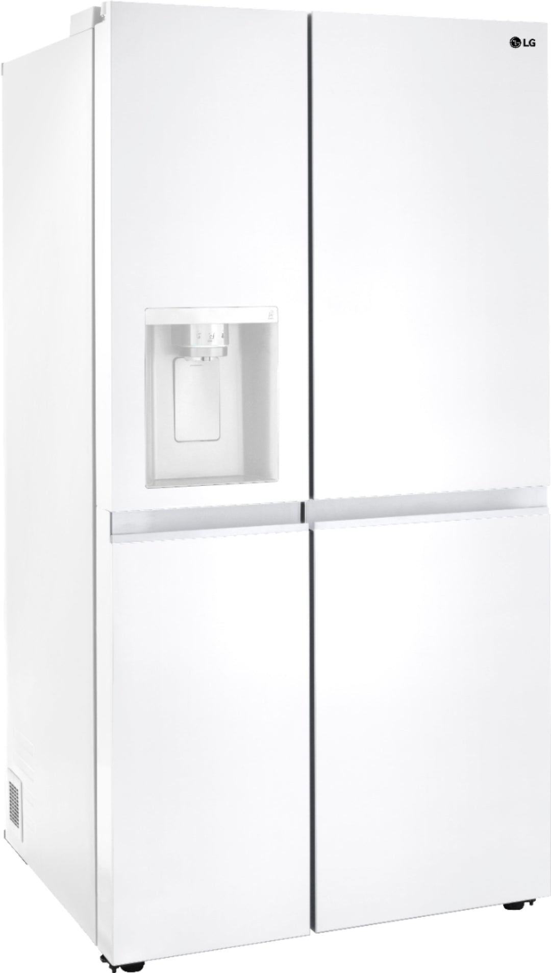 LG - 27.2 cu ft Side by Side Refrigerator with SpacePlus Ice - Smooth white_12