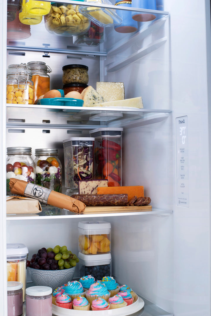 LG - 27 Cu. Ft. Side-by-Side Smart Refrigerator with Craft Ice and InstaView - Stainless steel_4