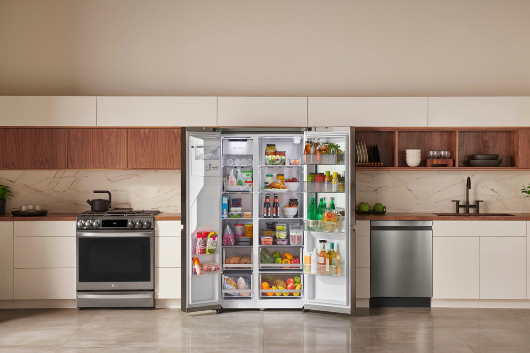 LG - 27 Cu. Ft. Side-by-Side Smart Refrigerator with Craft Ice and InstaView - Stainless steel_7