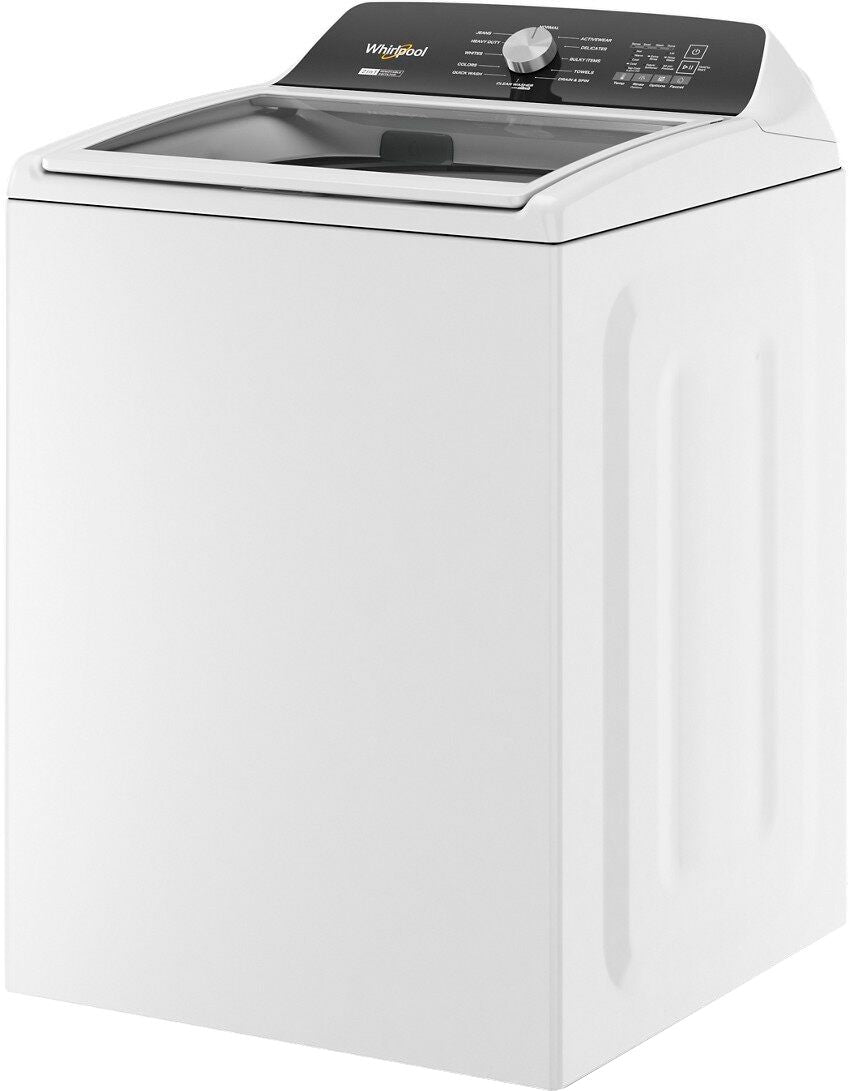 Whirlpool - 4.7-4.8 Cu. Ft. Top Load Washer with 2 in 1 Removable Agitator - White_5