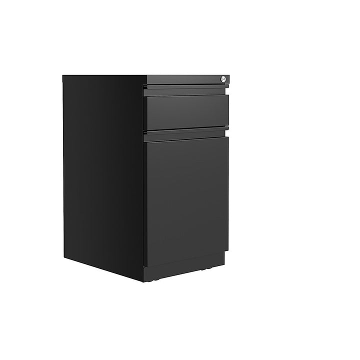 Hirsh 20-inch Deep Mobile Pedestal File 2-Drawer Box-Backpack with Full Width Pull - Black_3