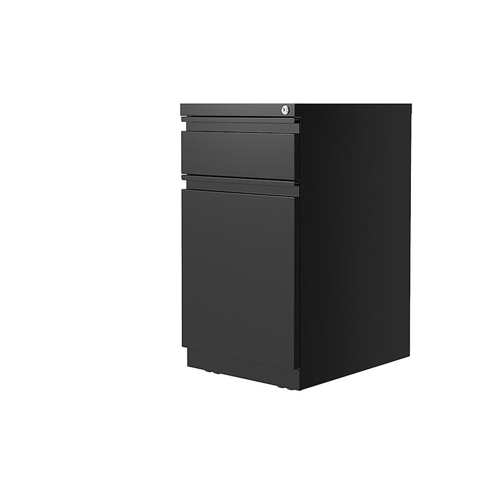 Hirsh 20-inch Deep Mobile Pedestal File 2-Drawer Box-Backpack with Full Width Pull - Black_4