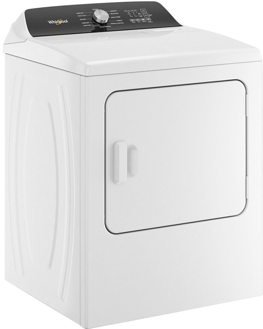 Whirlpool - 7.0 Cu. Ft. Electric Dryer with Steam and Moisture Sensing - White_2