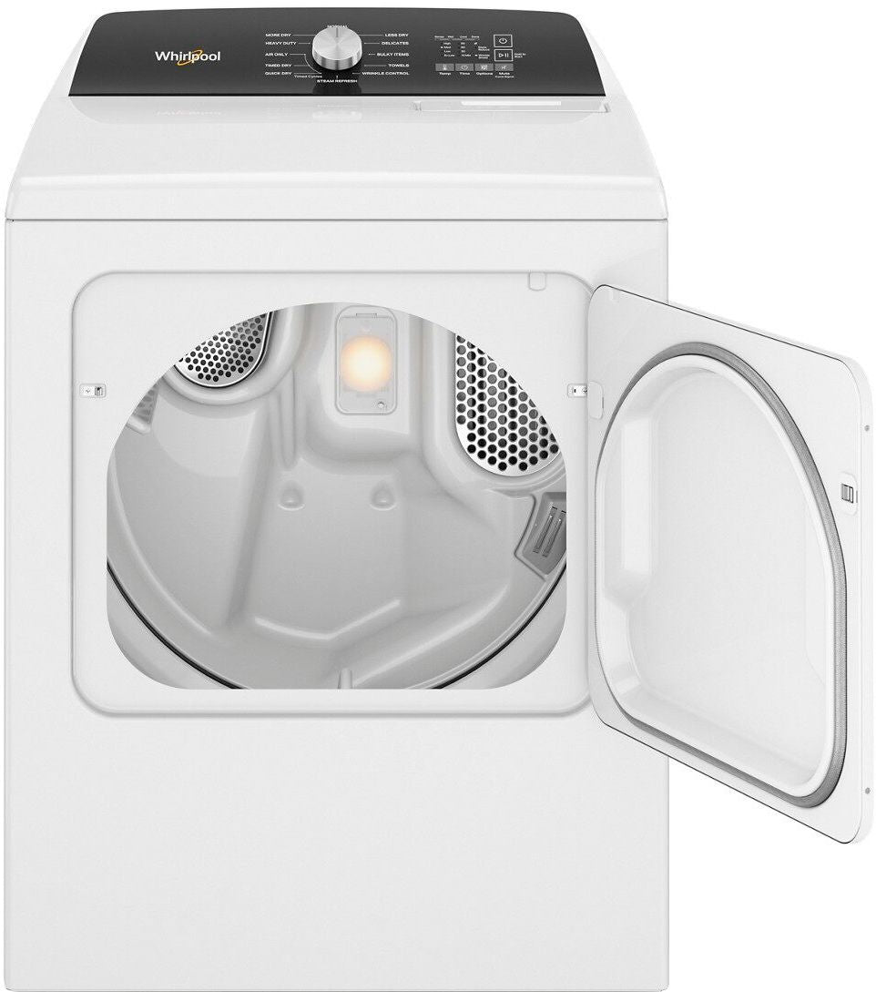 Whirlpool - 7.0 Cu. Ft. Electric Dryer with Steam and Moisture Sensing - White_11