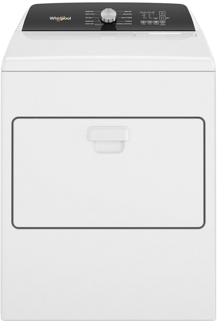 Whirlpool - 7 Cu. Ft. Electric Dryer with Moisture Sensing - White_0