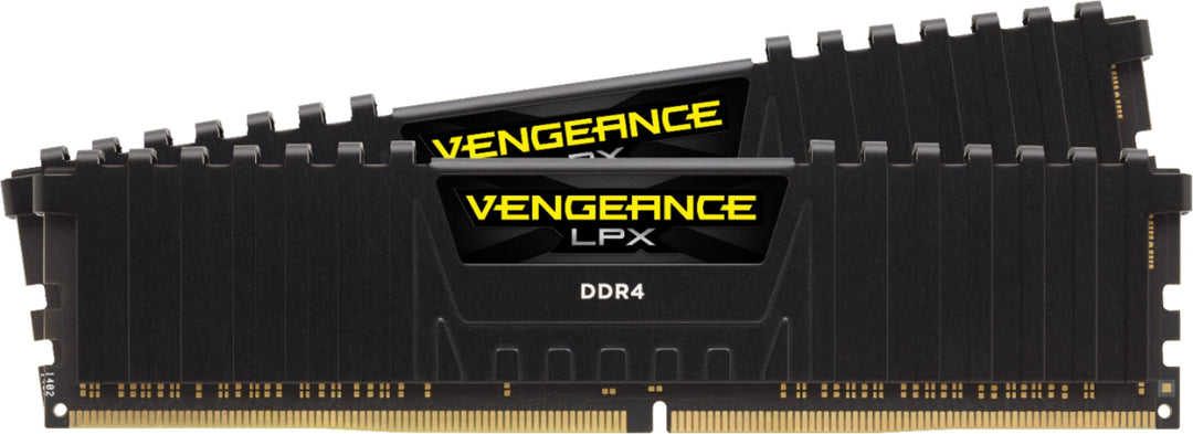 CORSAIR - VENGEANCE LPX 64GB (2PK x 32GB) 3200MHz DDR4 C16 DIMM Desktop Memory - Black_0