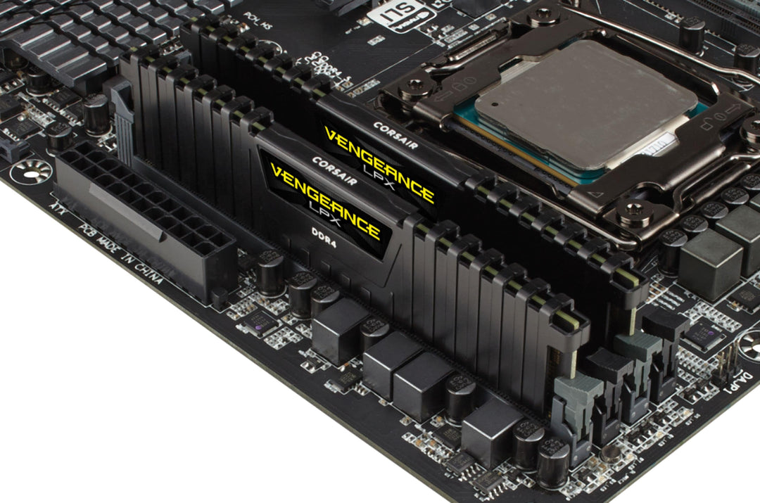 CORSAIR - VENGEANCE LPX 64GB (2PK x 32GB) 3200MHz DDR4 C16 DIMM Desktop Memory - Black_1