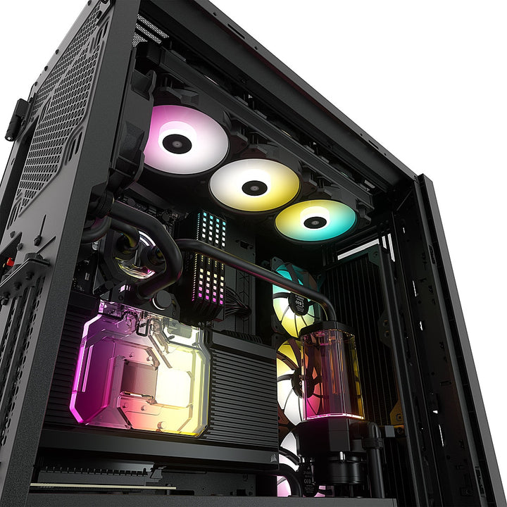 CORSAIR - iCUE 7000X RGB ATX/Mini ITX/Micro ATX/EATX Full-tower Case - Black_10