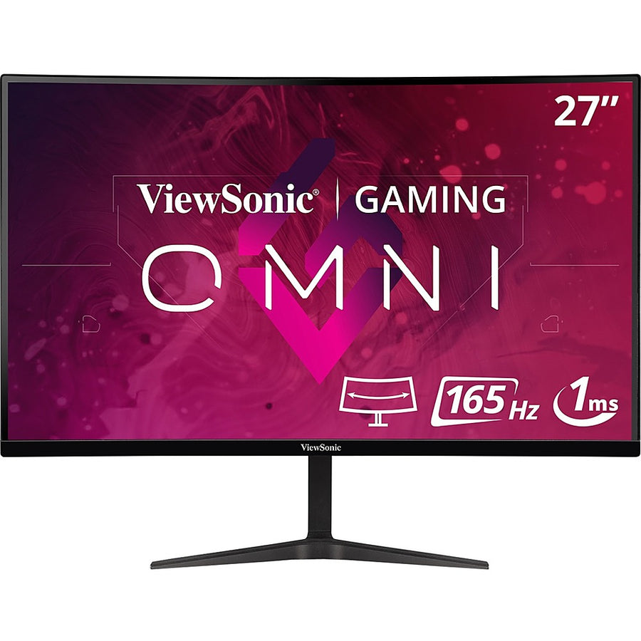 ViewSonic - OMNI VX2718-2KPC-MHD 27" LCD Curved QHD Adaptive Sync Gaming Monitor (DisplayPort and HDMI) - Black_0