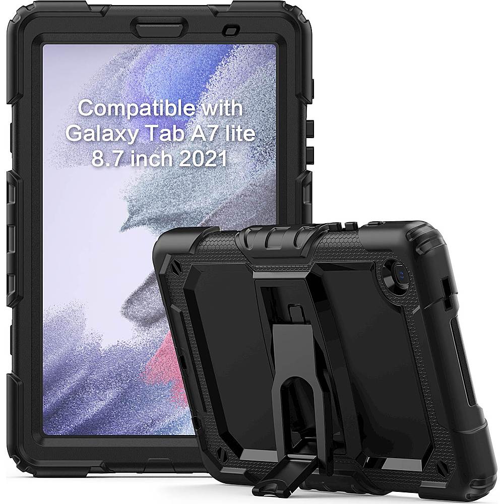 SaharaCase - DEFENCE Series Case for Samsung Galaxy Tab A7 Lite - Black_3