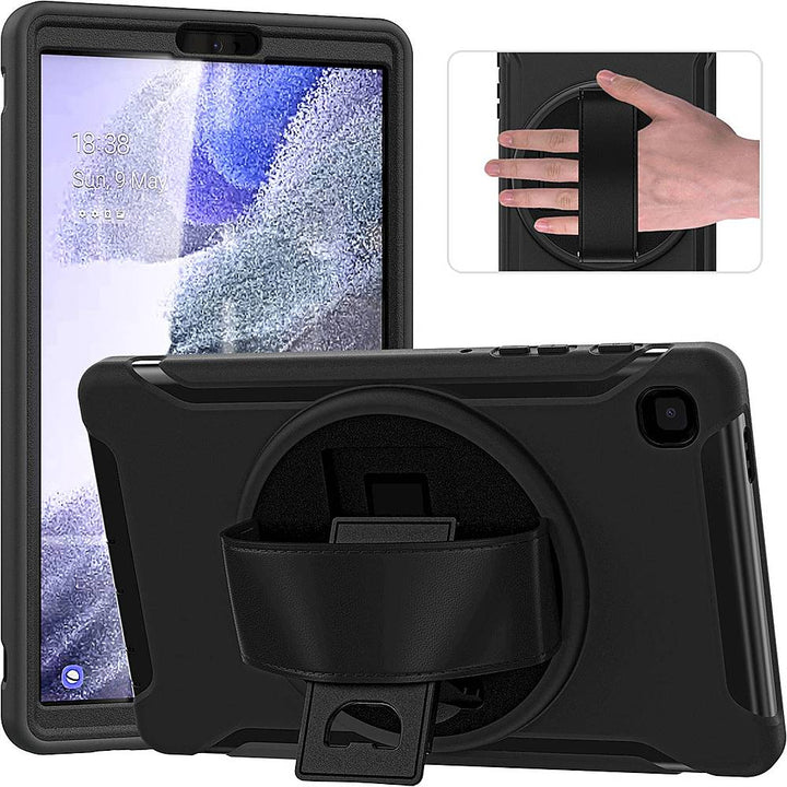 SaharaCase - PROTECTION Hand Strap Series Case for Samsung Galaxy Tab A7 Lite - Black_8