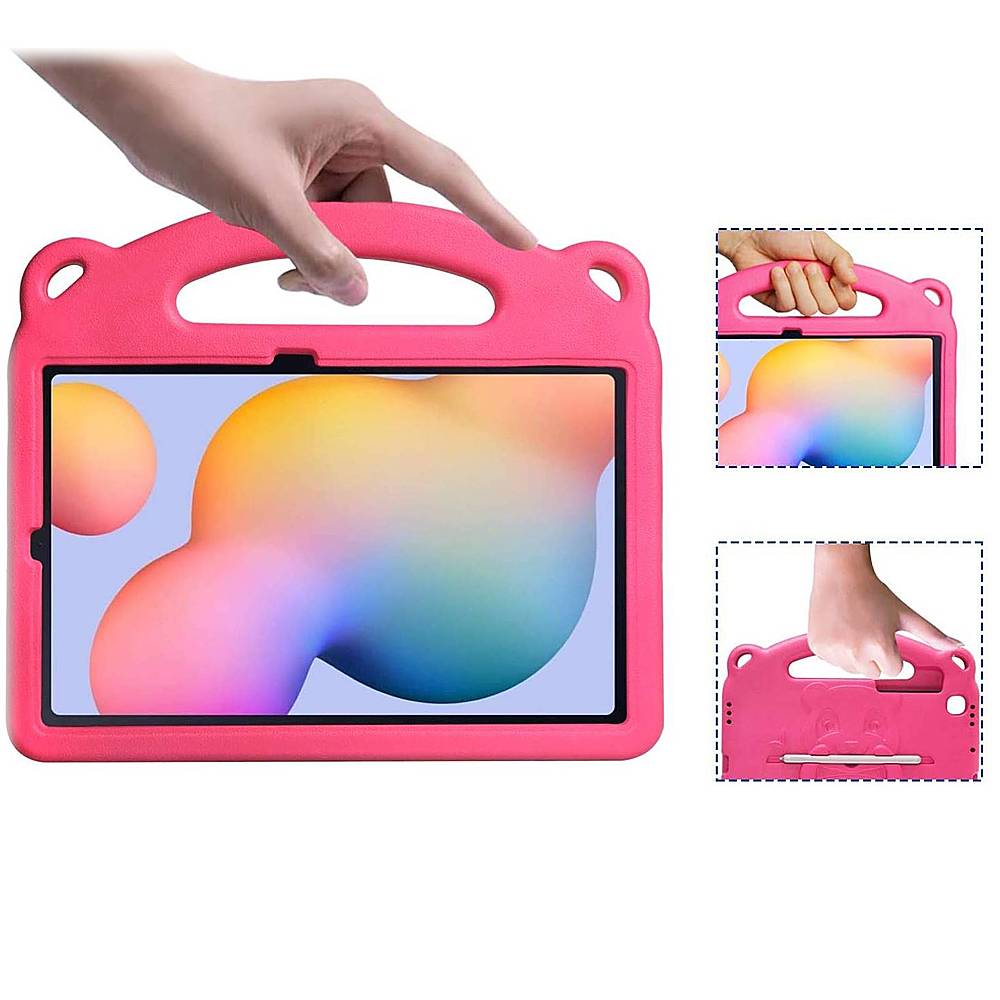 SaharaCase - Teddy Bear KidProof Case for Samsung Galaxy Tab A7 Lite - Pink_1
