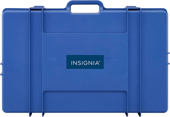 Insignia™ - Complete Outdoor Projector Kit with 91” Folding Screen, Projector, and Speaker - White_2
