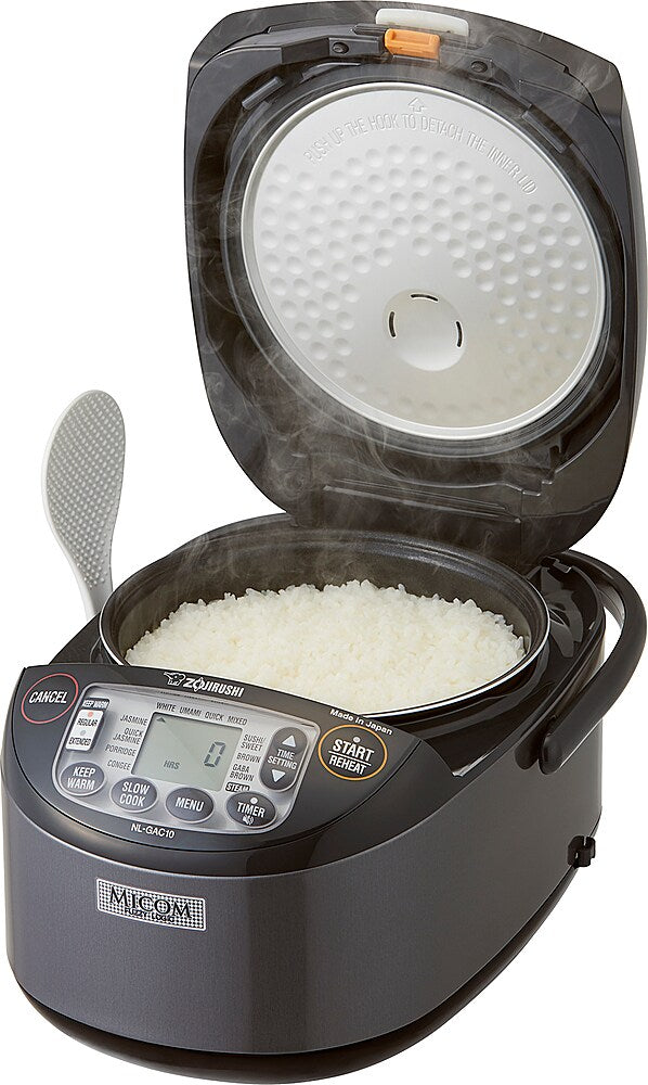 Zojirushi - 10 Cup Umami Micom Rice Cooker & Warmer - Metallic Black_14