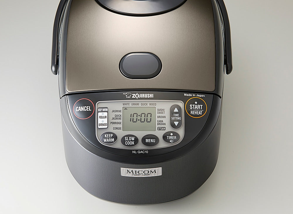 Zojirushi - 10 Cup Umami Micom Rice Cooker & Warmer - Metallic Black_10