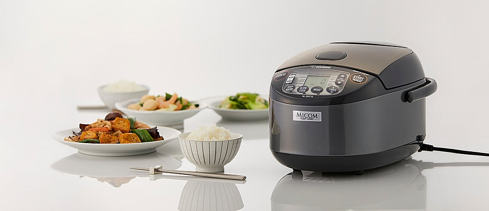 Zojirushi - 10 Cup Umami Micom Rice Cooker & Warmer - Metallic Black_4