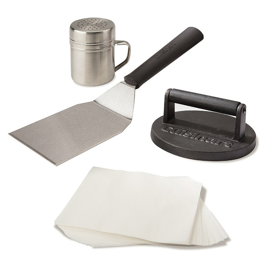 Cuisinart - Smashed Burger Kit - Stainless Steel/Cast Iron_0