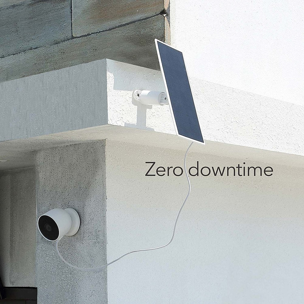 Wasserstein - Google Nest Cam Premium Solar Panel - White_4