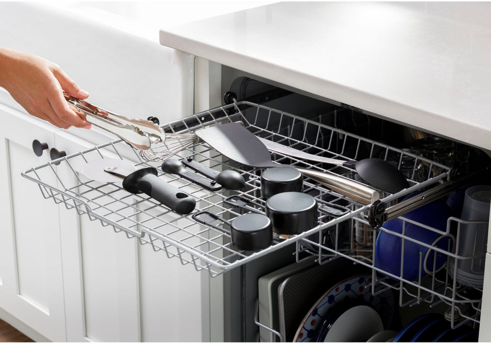 GE - Top Control Built-In Dishwasher with 3rd Rack, 50 dBA - Stainless steel_1