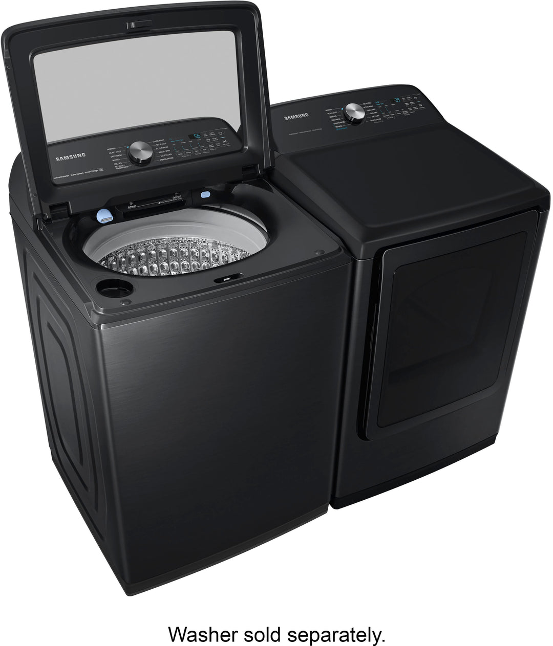Samsung - 7.4 cu. ft. Smart Electric Dryer with Steam Sanitize+ - Brushed black_3