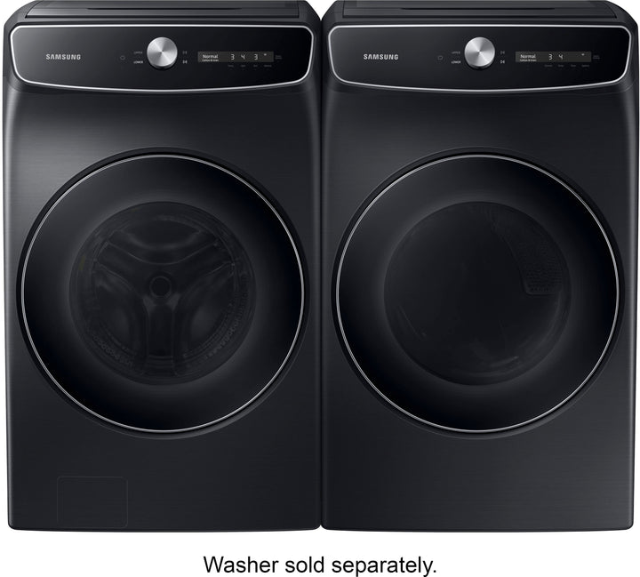 Samsung - 7.5 cu. ft. Smart Dial Electric Dryer with FlexDry™ and Super Speed Dry - Black_4