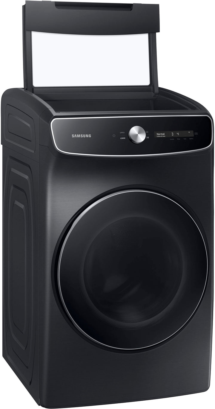 Samsung - 7.5 cu. ft. Smart Dial Electric Dryer with FlexDry™ and Super Speed Dry - Black_2