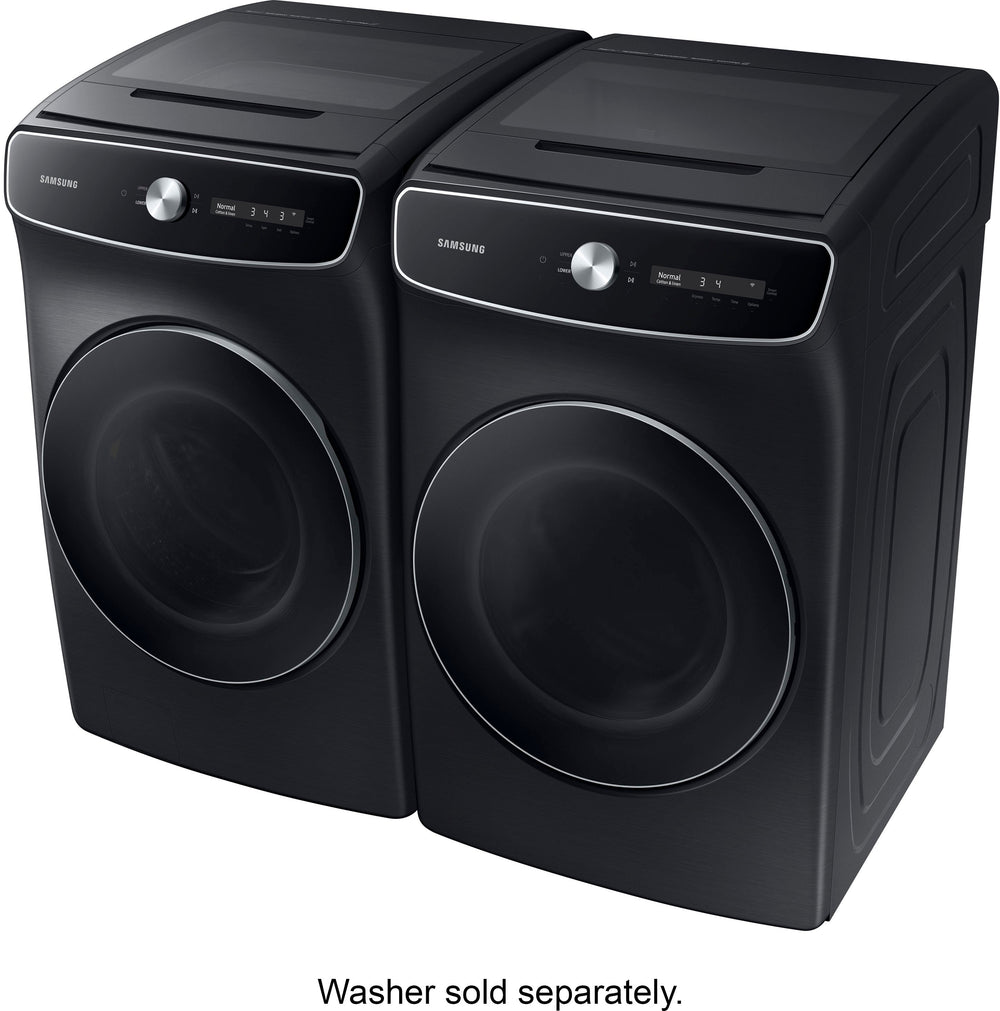 Samsung - 7.5 cu. ft. Smart Dial Electric Dryer with FlexDry™ and Super Speed Dry - Black_1