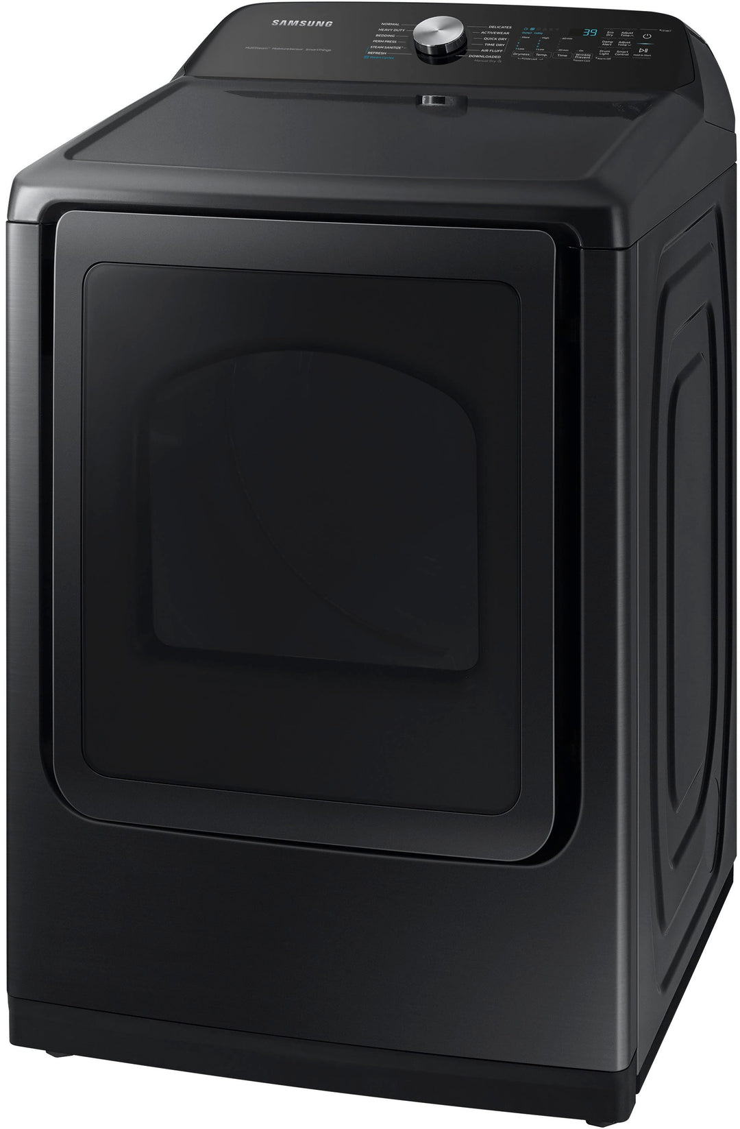 Samsung - 7.4 cu. ft. Smart Gas Dryer with Steam Sanitize+ - Brushed black_3