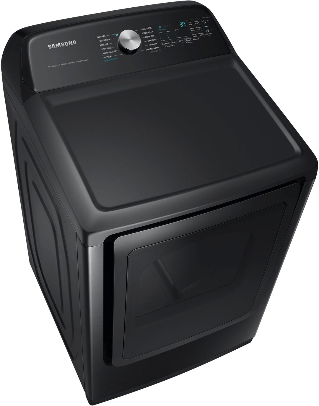 Samsung - 7.4 cu. ft. Smart Gas Dryer with Steam Sanitize+ - Brushed black_4
