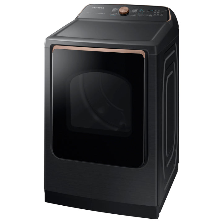 Samsung - 7.4 cu. ft. Smart Electric Dryer with Steam Sanitize+ - Brushed black_9