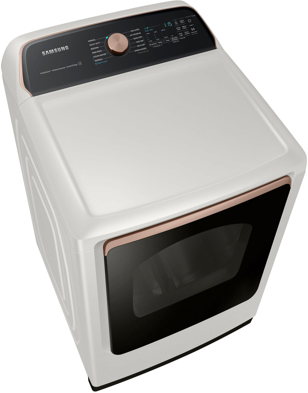 Samsung - 7.4 cu. ft. Smart Electric Dryer with Steam Sanitize+ - Ivory_7