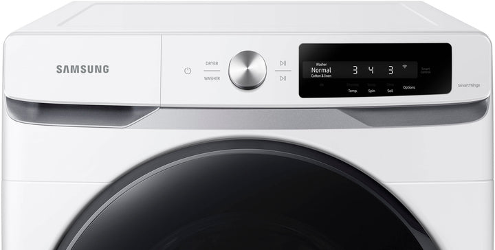 Samsung - 4.5 cu. ft. Large Capacity Smart Dial Front Load Washer with Super Speed Wash - White_7