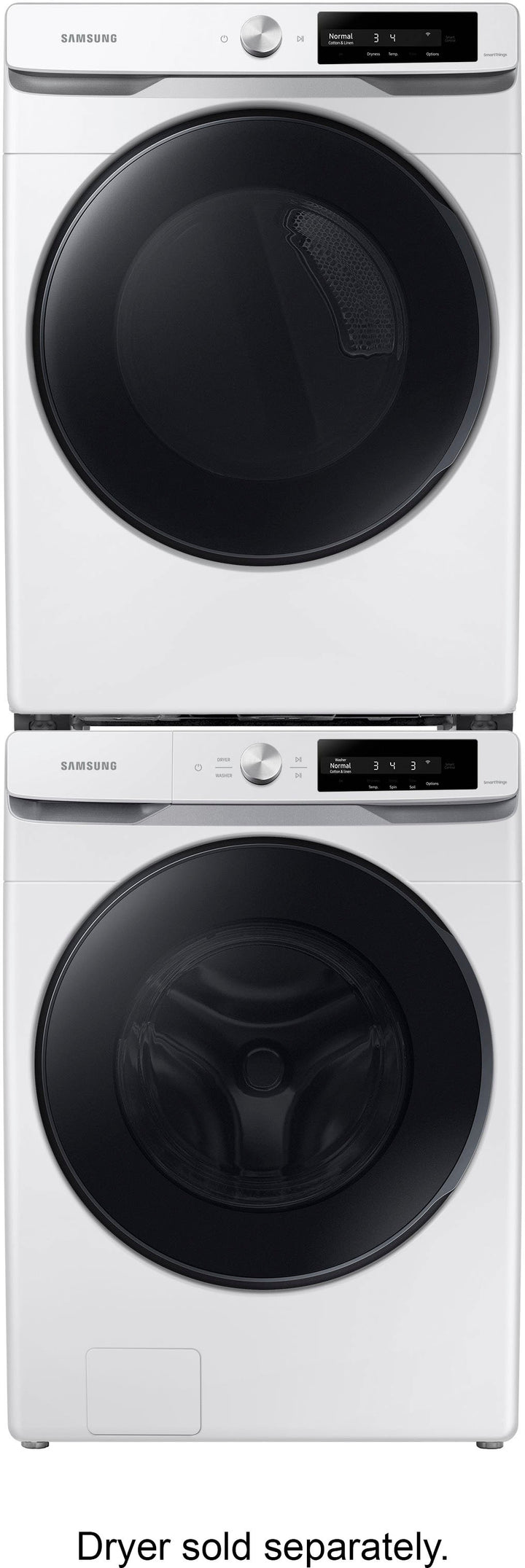 Samsung - 4.5 cu. ft. Large Capacity Smart Dial Front Load Washer with Super Speed Wash - White_24