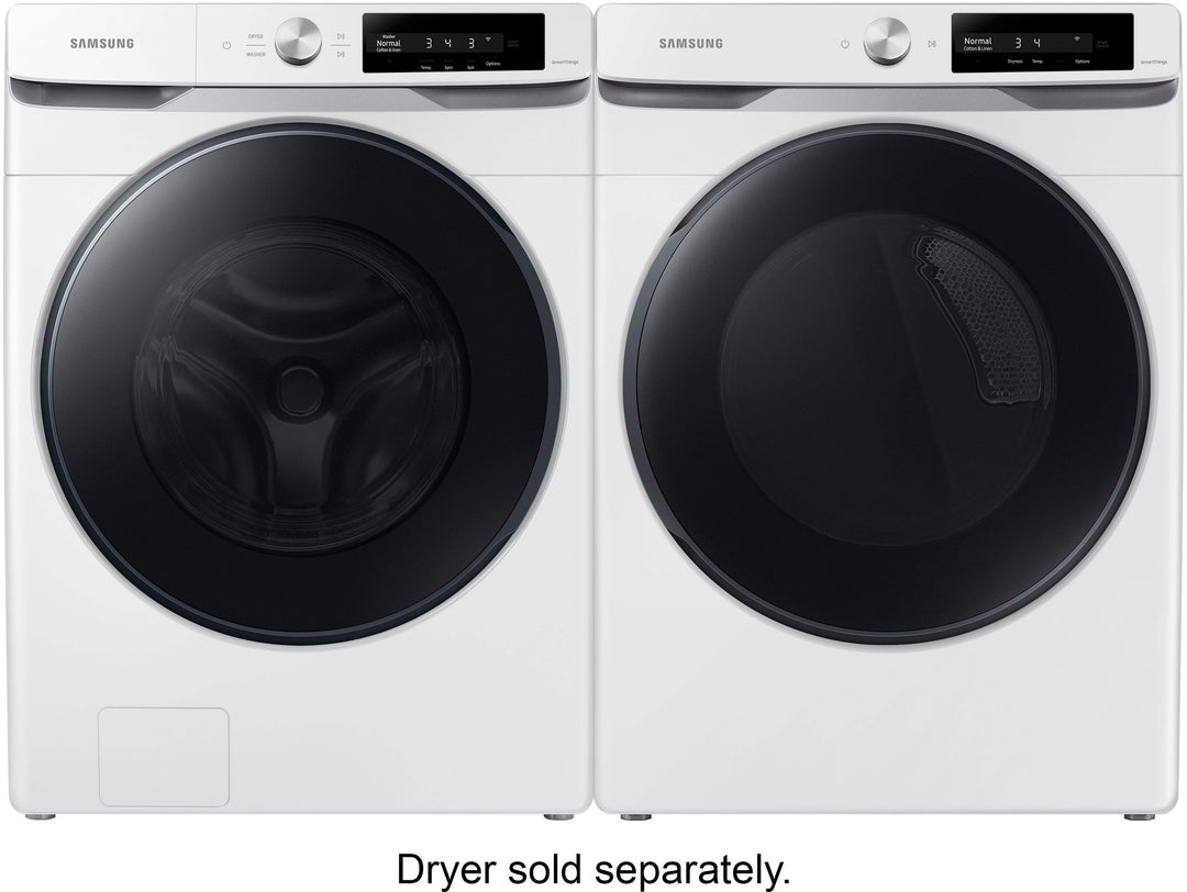 Samsung - 4.5 cu. ft. Large Capacity Smart Dial Front Load Washer with Super Speed Wash - White_21