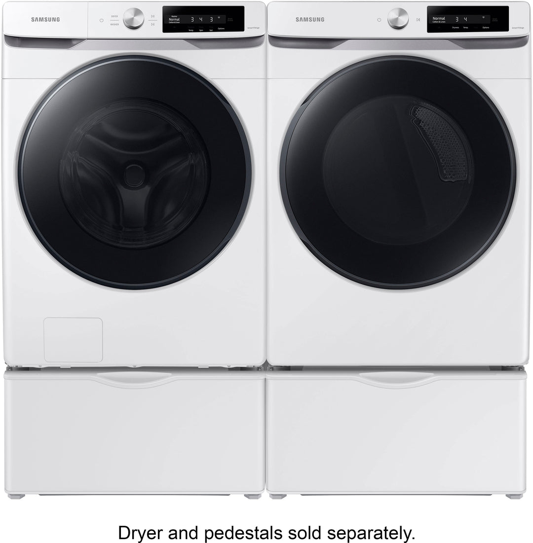 Samsung - 4.5 cu. ft. Large Capacity Smart Dial Front Load Washer with Super Speed Wash - White_23