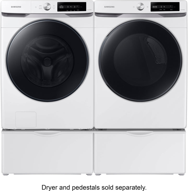 Samsung - 4.5 cu. ft. Large Capacity Smart Dial Front Load Washer with Super Speed Wash - White_22