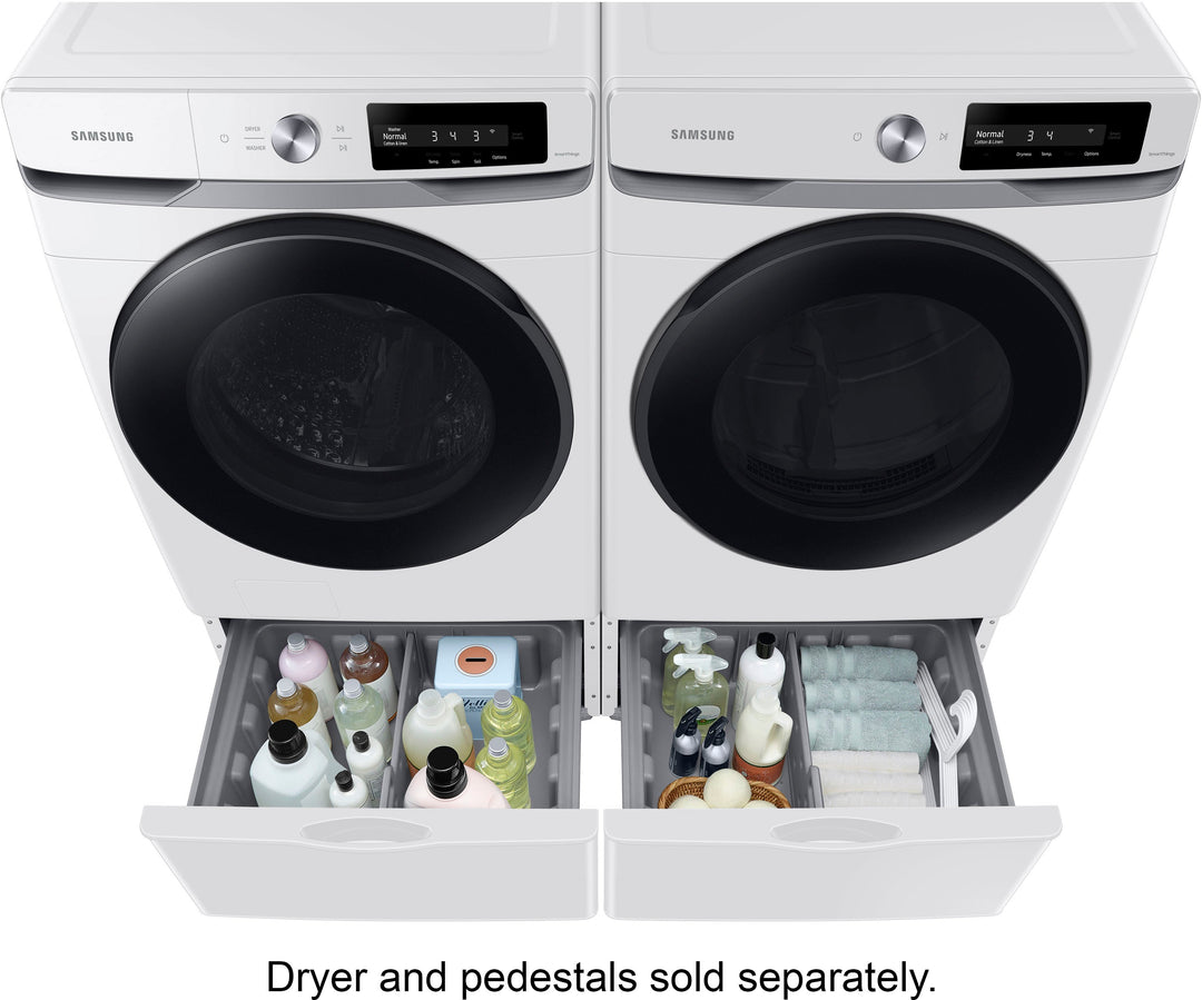 Samsung - 4.5 cu. ft. Large Capacity Smart Dial Front Load Washer with Super Speed Wash - White_18